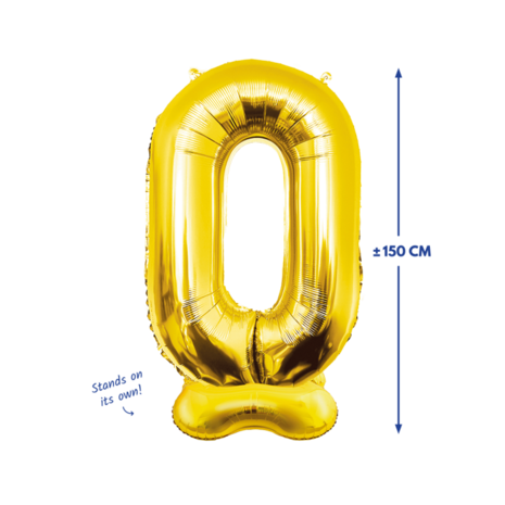 Paper Dreams Ballon Chiffre 0 Debout Or XXL | 150 cm