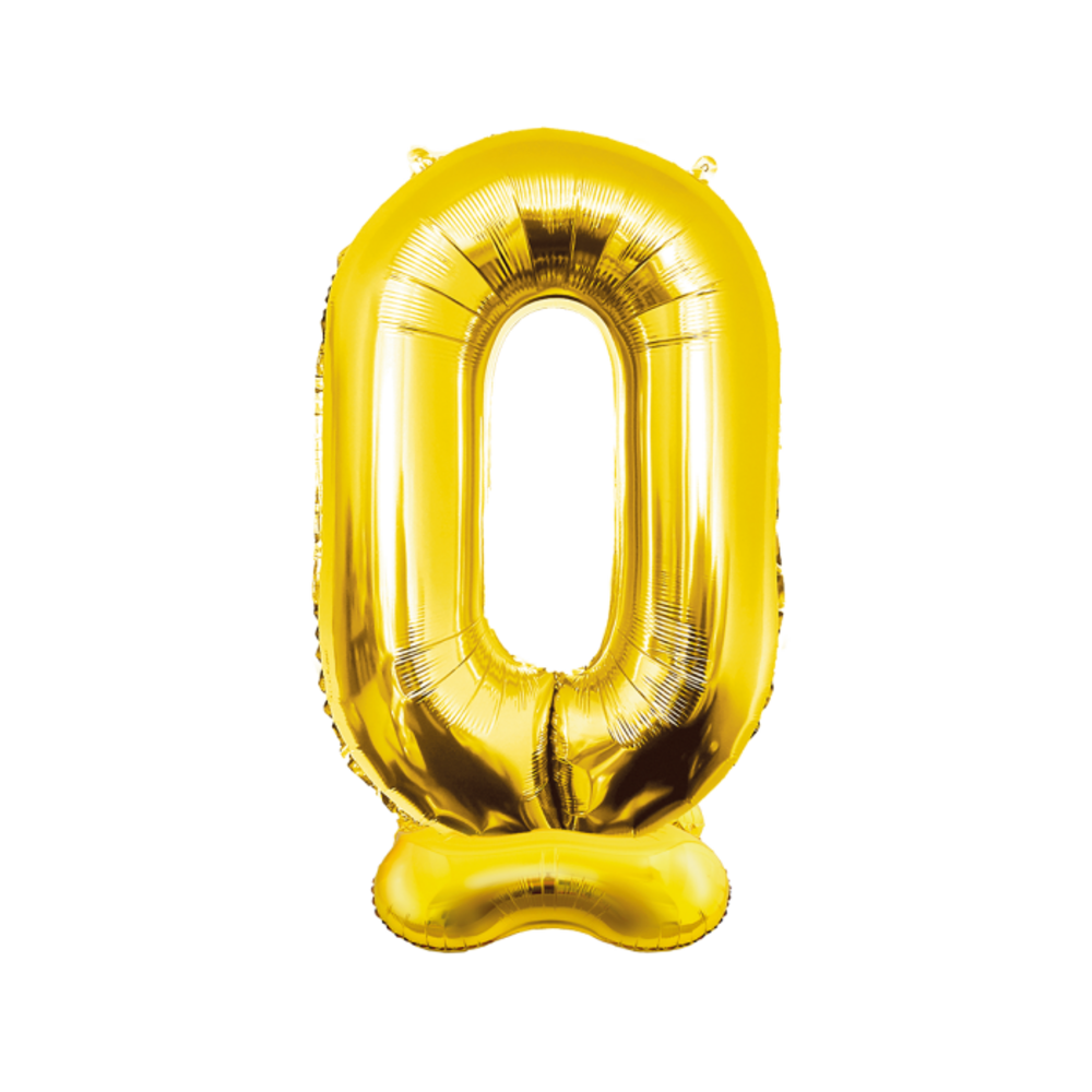 Paper Dreams Standing Number Balloon 0 Gold XXL | 150 cm