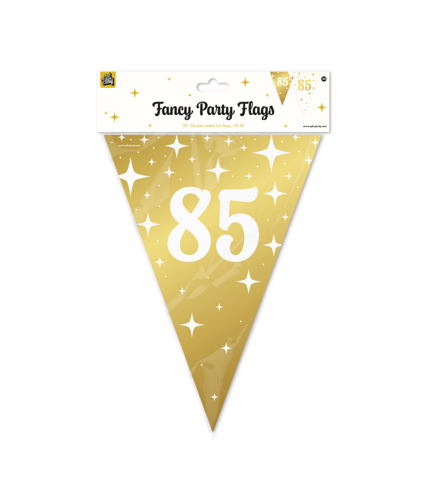 Paper Dreams Bunting Garland 85 Years Fancy | 10 meters Paper Dreams Bunting Garland 85 Years Fancy | 10 meters