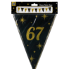 Paper Dreams Bunting Garland 67 years Classy | 10 meters