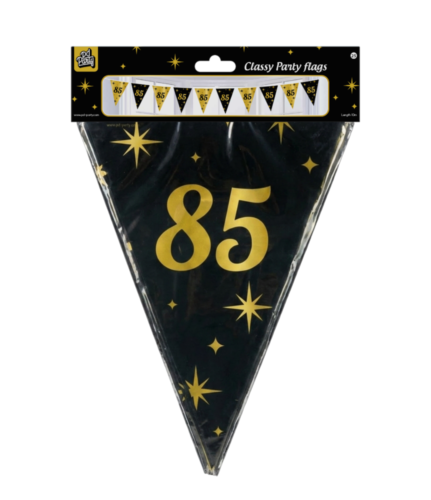 Paper Dreams Bunting Garland 85 years Classy | 10 meters Paper Dreams Bunting Garland 85 years Classy | 10 meters