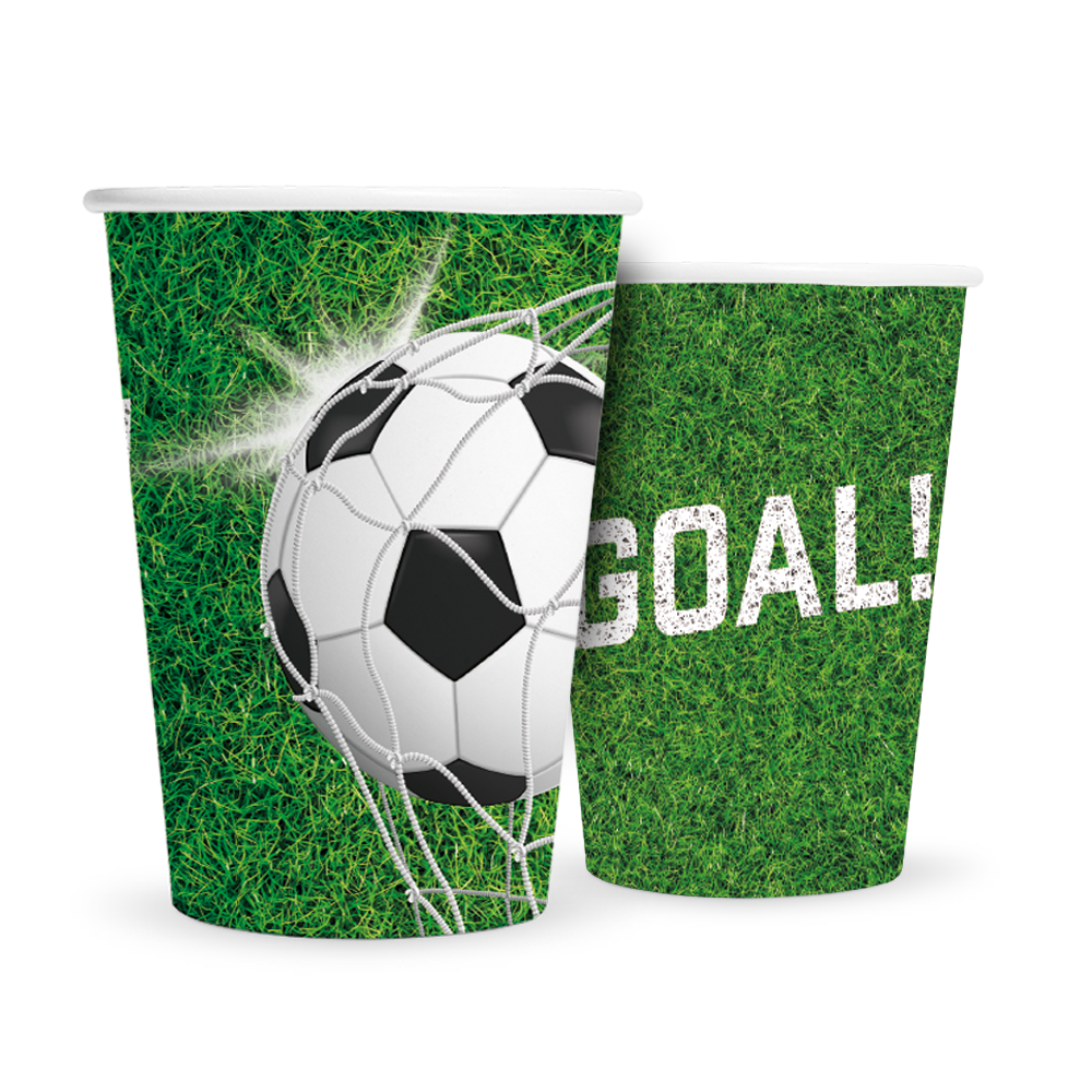 WeFiesta Fußballbecher 210 ml | 8 Stück WeFiesta Fußballbecher 210 ml | 8 Stück