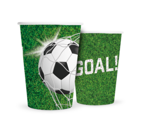 WeFiesta Football Cups 210 ml | 8 pieces WeFiesta Football Cups 210 ml | 8 pieces
