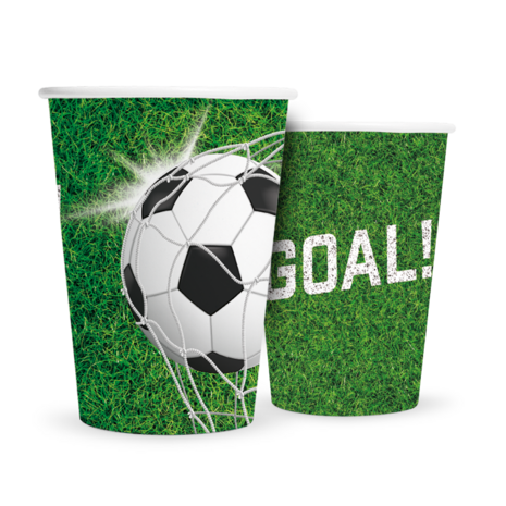 WeFiesta Fußballbecher 210 ml | 8 Stück WeFiesta Fußballbecher 210 ml | 8 Stück