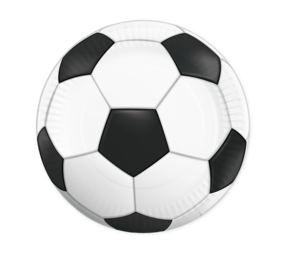 WeFiesta Voetbal Borden 23cm | 8 stuks WeFiesta Voetbal Borden 23cm | 8 stuks