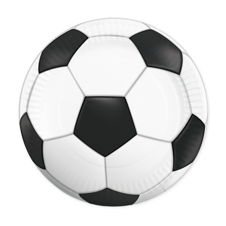WeFiesta Fußballteller 23 cm | 8 Stück WeFiesta Fußballteller 23 cm | 8 Stück