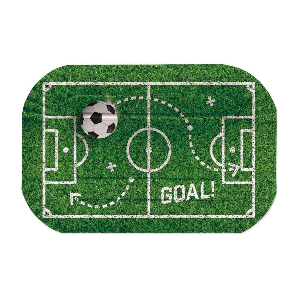 WeFiesta Fußball-Servierplatten 30 x 20 cm | 2 Stück WeFiesta Fußball-Servierplatten 30 x 20 cm | 2 Stück