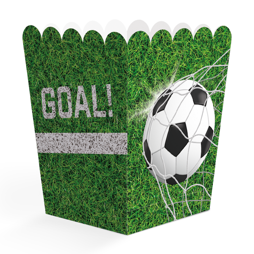WeFiesta Fußball-Snackschalen 10x6x6cm | 8 Stück WeFiesta Fußball-Snackschalen 10x6x6cm | 8 Stück