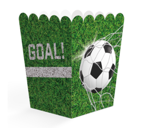 WeFiesta Football Snack Boxes 10x6x6cm | 8 pieces WeFiesta Football Snack Boxes 10x6x6cm | 8 pieces