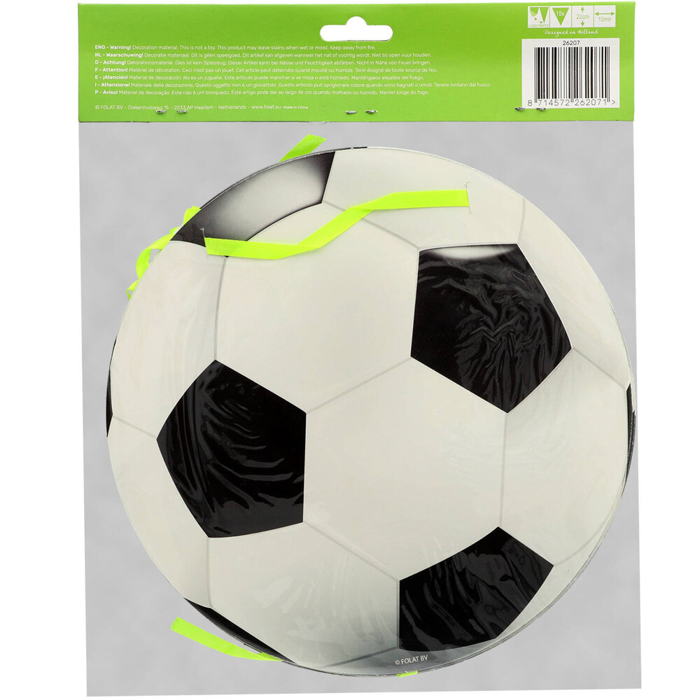 Folat Football Garland footballs on ribbon | 10 meters