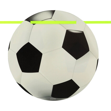 Folat Guirlande de ballons de football sur ruban | 10 mètres Folat Guirlande de ballons de football sur ruban | 10 mètres