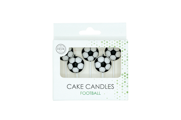 WeFiesta Fußball-Kerzen 4 cm | 5 Stück WeFiesta Fußball-Kerzen 4 cm | 5 Stück