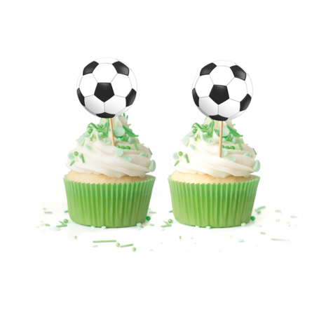 WeFiesta Fußball-Cocktailspieße 10 cm | 12 Stück WeFiesta Fußball-Cocktailspieße 10 cm | 12 Stück