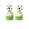 WeFiesta Voetbal Cocktailprikkers 10cm | 12 stuks