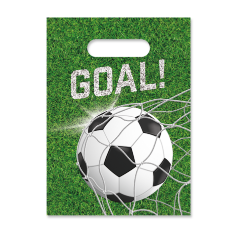 WeFiesta Sachets cadeaux Football 16 x 23 cm | 6 pièces WeFiesta Sachets cadeaux Football 16 x 23 cm | 6 pièces