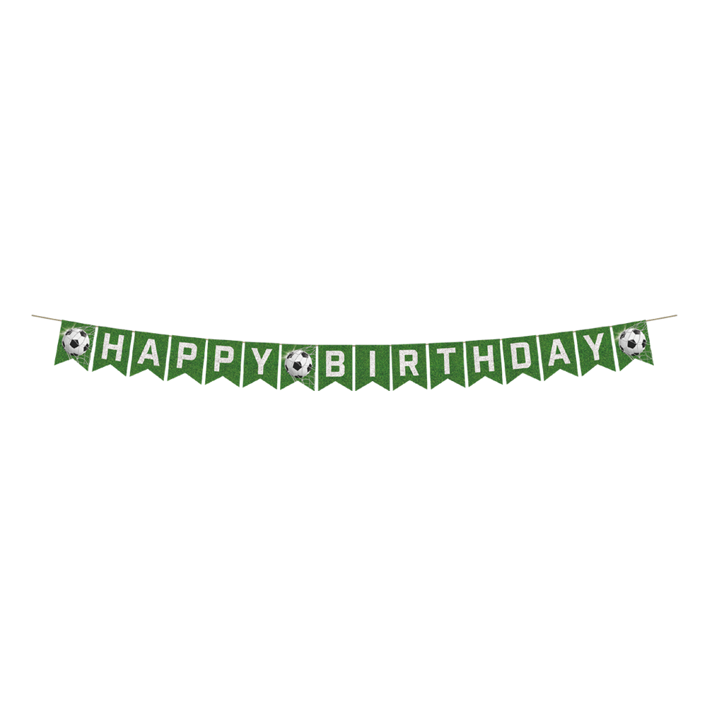 WeFiesta Football Happy Birthday Garland 6 m | per piece WeFiesta Football Happy Birthday Garland 6 m | per piece