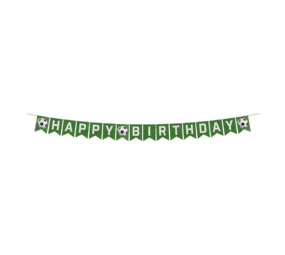 WeFiesta Football Happy Birthday Garland 6 m | per piece WeFiesta Football Happy Birthday Garland 6 m | per piece