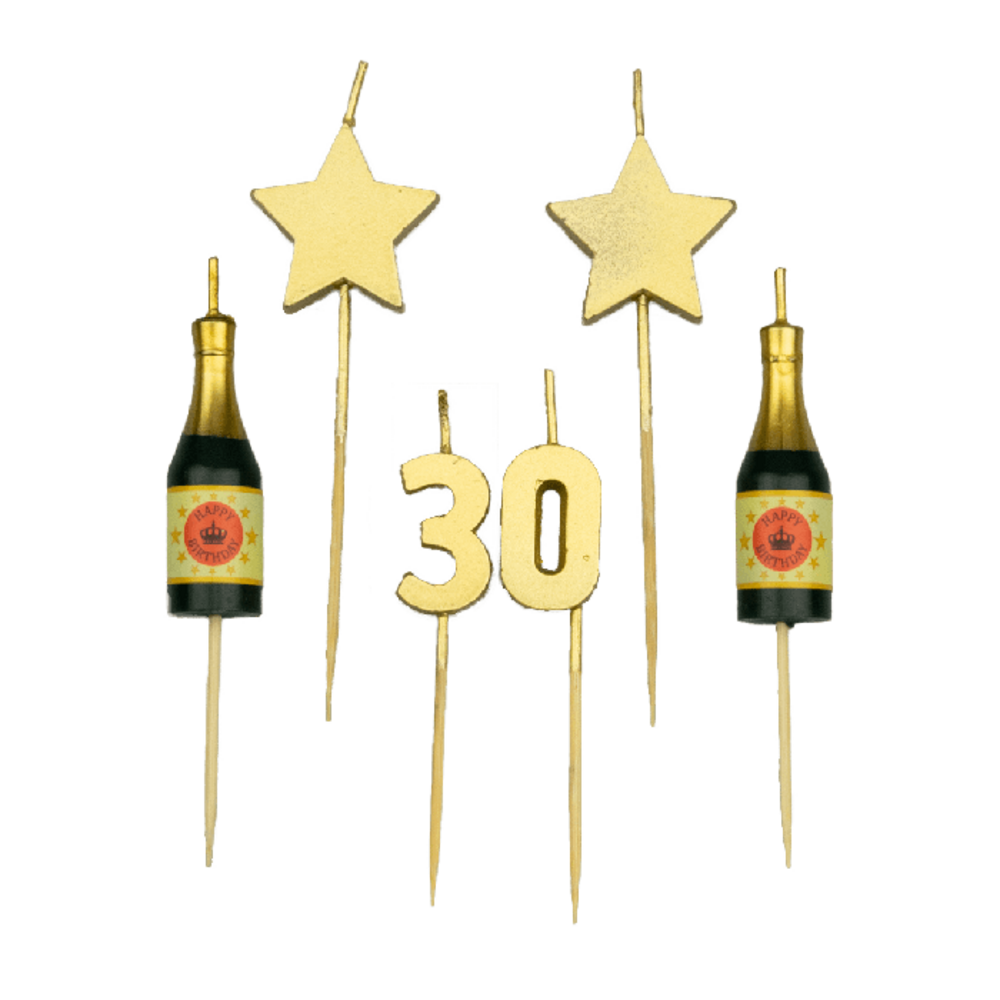 Paper Dreams Partykerzen 30 Jahre | 10 cm Paper Dreams Partykerzen 30 Jahre | 10 cm