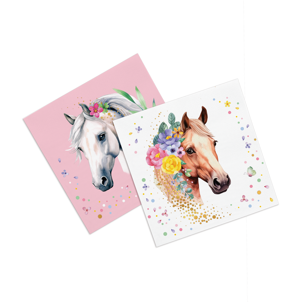 WeFiesta Pferde-Servietten 33x33cm | 20 Stück WeFiesta Pferde-Servietten 33x33cm | 20 Stück