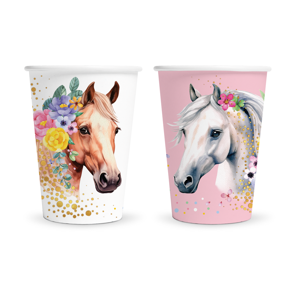 WeFiesta Pferdebecher 210 ml | 8 Stück WeFiesta Pferdebecher 210 ml | 8 Stück