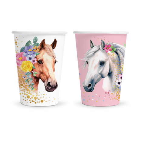 WeFiesta Pferdebecher 210 ml | 8 Stück WeFiesta Pferdebecher 210 ml | 8 Stück