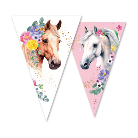 WeFiesta Horse Bunting Garland 10 m | per piece WeFiesta Horse Bunting Garland 10 m | per piece