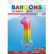 WeFiesta Folienballon Regenbogen Zahl 1 | 86 cm WeFiesta Folienballon Regenbogen Zahl 1 | 86 cm