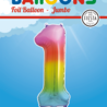 WeFiesta Rainbow Number 1 Foil Balloon | 86 cm WeFiesta Rainbow Number 1 Foil Balloon | 86 cm