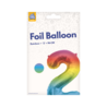 Paper Dreams Rainbow Foil Balloon Number 2 | 86cm Paper Dreams Rainbow Foil Balloon Number 2 | 86cm