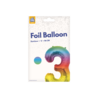 Paper Dreams Regenbogen-Folienballon Nummer 3 | 86 cm
