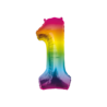 Paper Dreams Regenboog Folie Ballon cijfer 1 | 86cm Paper Dreams Regenboog Folie Ballon cijfer 1 | 86cm