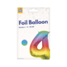 Paper Dreams Rainbow Foil Balloon Number 4 | 86cm Paper Dreams Rainbow Foil Balloon Number 4 | 86cm