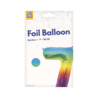 Paper Dreams Regenboog Folie Ballon cijfer 7 | 86cm