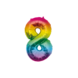 Paper Dreams Regenbogen-Folienballon Nummer 8 | 86 cm Paper Dreams Regenbogen-Folienballon Nummer 8 | 86 cm