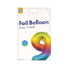 Paper Dreams Rainbow Foil Balloon Number 9 | 86cm Paper Dreams Rainbow Foil Balloon Number 9 | 86cm