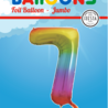 WeFiesta Folienballon Regenbogen Zahl 7 | 86 cm WeFiesta Folienballon Regenbogen Zahl 7 | 86 cm