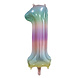 WeFiesta Pastel Rainbow Number 1 Foil Balloon | 86 cm WeFiesta Pastel Rainbow Number 1 Foil Balloon | 86 cm