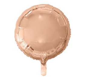 WeFiesta Round Rose Gold Foil Balloon | 45 cm WeFiesta Round Rose Gold Foil Balloon | 45 cm