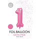 WeFiesta Pink Number 1 Balloon Glossy | 86 cm WeFiesta Pink Number 1 Balloon Glossy | 86 cm
