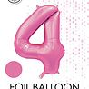 WeFiesta Pink Number 4 Balloon Glossy | 86 cm WeFiesta Pink Number 4 Balloon Glossy | 86 cm
