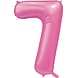 WeFiesta Ballon Chiffre 7 Rose Brillant | 86 cm WeFiesta Ballon Chiffre 7 Rose Brillant | 86 cm