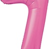 WeFiesta Roze Cijfer Ballon 7 jaar Glans | 86cm WeFiesta Roze Cijfer Ballon 7 jaar Glans | 86cm
