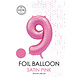 WeFiesta Ballon Chiffre 9 Rose Brillant | 86 cm WeFiesta Ballon Chiffre 9 Rose Brillant | 86 cm
