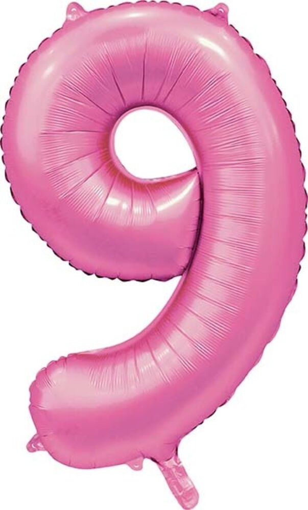 WeFiesta Pink Number 9 Balloon Glossy | 86 cm WeFiesta Pink Number 9 Balloon Glossy | 86 cm