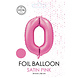 WeFiesta Ballon Chiffre 0 Rose Brillant | 86 cm WeFiesta Ballon Chiffre 0 Rose Brillant | 86 cm