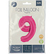 Folat Ballon Chiffre 9 Fuchsia Rose en aluminium | 86 cm Folat Ballon Chiffre 9 Fuchsia Rose en aluminium | 86 cm