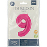 Folat Folienballon Zahl 9 Fuchsia Rosa | 86 cm Folat Folienballon Zahl 9 Fuchsia Rosa | 86 cm