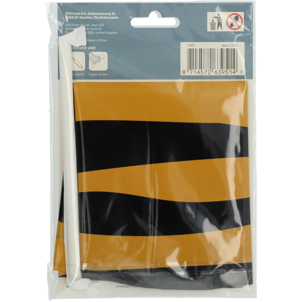 Folat Ballon chiffre 1, motif tigre debout | 72 cm Folat Ballon chiffre 1, motif tigre debout | 72 cm