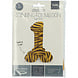 Folat Zahlenballon 1, stehend, Tigerprint | 72 cm Folat Zahlenballon 1, stehend, Tigerprint | 72 cm