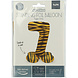 Folat Cijfer Ballon 7 Staand Tijger Print | 72cm
